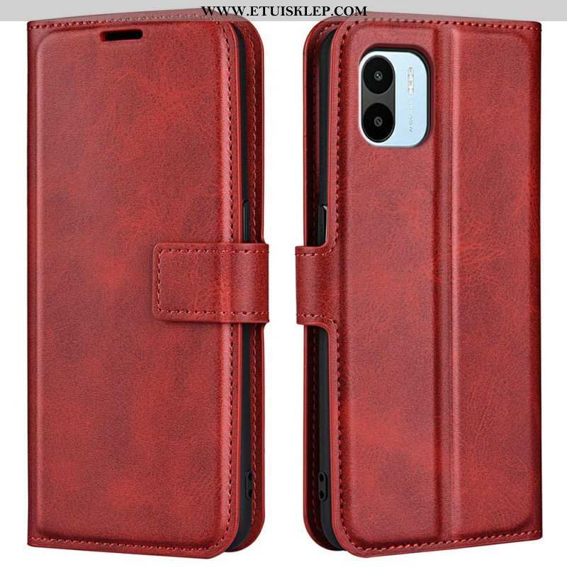Etui Folio do Xiaomi Redmi A1 Ekstremalnie Cienki Efekt Skóry